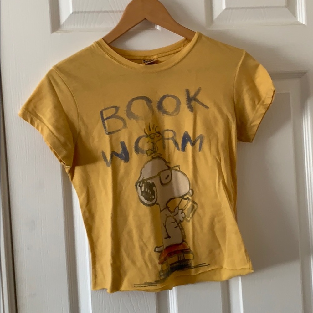 Snoopy Book Worm Crop Top DIY
